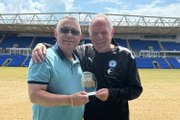 Award for Peterborough United FC's Barry Fry