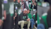 Guardiola stuns in shocking outfit while cheering for Celtics at game 1 in Boston Garden