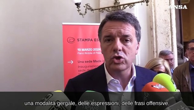 Caso Signorelli, Renzi: Sospensione non basta, antisemitismo ancora forte nella destra italiana