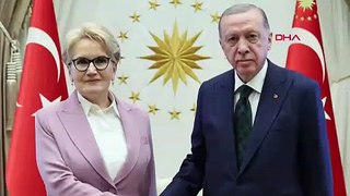 Külliye'de sürpriz görüşme: Erdoğan, Akşener'i ağırladı