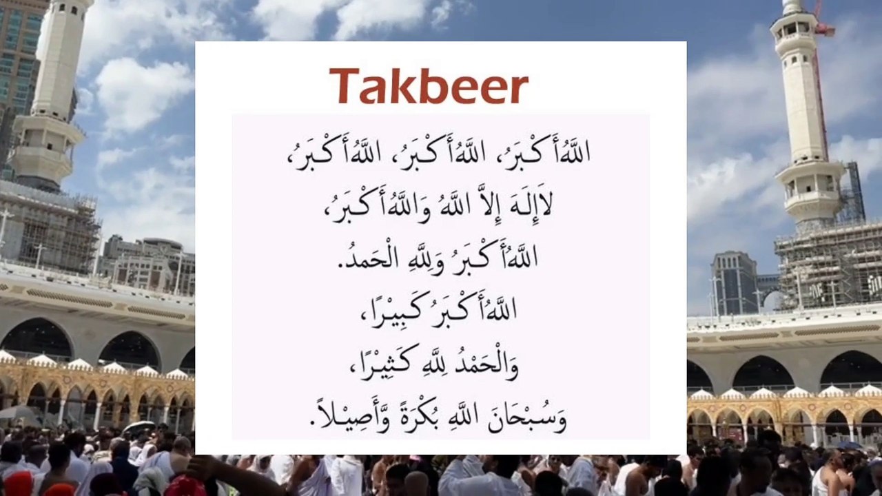 Hajj takbiratt