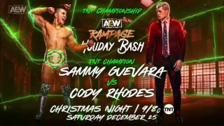 AEW Rampage 12.25.2021 - Cody Rhodes vs Sammy Guevara (AEW TNT Championship)