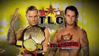WWE SummerSlam 2009 - CM Punk vs Jeff Hardy (TLC Match, World Heavyweight Championship)