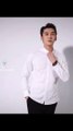 Men Slim Fit Shirt 2023 Autumn Cotton Solid