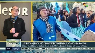 ¡Acuerdo salarial ya! Sindicatos universitarios argentinos en paro