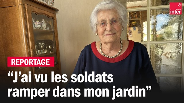 Léone se souvient du débarquement : J'ai vu des soldats anglais ramper dans mon jardin !