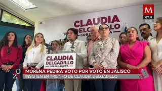 Morena pide recuento de votos en las elecciones por la gubernatura de Jalisco
