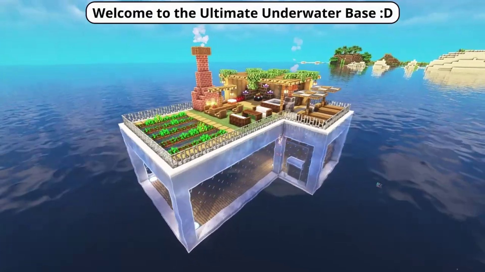 ⁣Minecraft Ultimate Underwater Survival Base⚒️