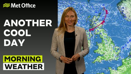 Met Office morning Weather Forecast 06/06/24 - Showers northwest, clearer east