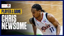 PBA Player of the Game Highlights: Chris Newsome rallies Meralco to huge Game 1 win over San Miguel
