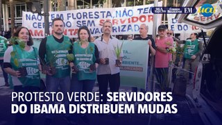 Servidores do Ibama fazem manifestação no dia Mundial do Meio Ambiente