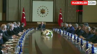Cumhurbaşkanı Erdoğan, Galatasaray Spor Kulübü'nü kabul etti