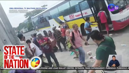 Pampasaherong bus, nasunog sa Sorsogon | SONA