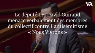 Le député LFI David Guiraud menace verbalement des membres du collectif contre l’antisémitisme « Nous Vivrons »