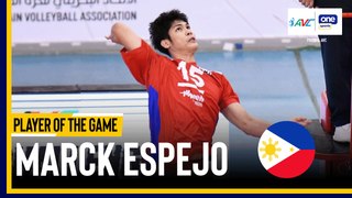 AVC Player of the Game Highlights: Marck Espejo fires 20 in Alas Pilipinas win