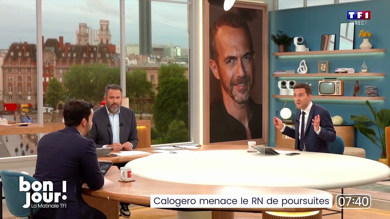 Calogero taclé par le Rassemblement National : "Il s'en remettra"