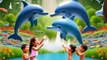 Kids and Dolphins Dance | Wonderful Dance of Kids and Dolphins | Kids and Dolphins