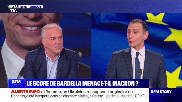 Élections européennes: Il faut envoyer un carton rouge à Emmanuel Macron , affirme Laurent Jacobelli (RN)