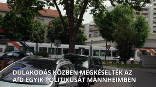 Újabb késes támadás Mannheimben, ezúttal egy AfD-s politikus volt a célpont