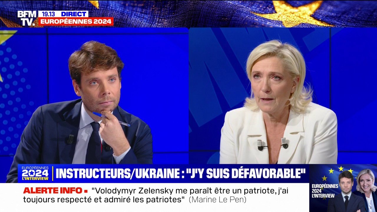 Marine Le Pen: "Nous devons livrer des armes si elles servent à l'Ukraine d'arriver en position de force dans une négociation"