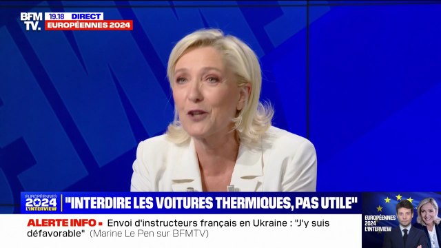 Marine Le Pen: Je veux arrêter les énergies renouvelables, parce que ce que vous appelez énergie renouvelable n'est pas propre et n'est pas renouvelable