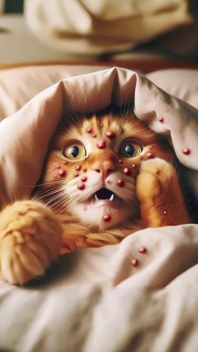 The cat has ACNE_!  #cat #cute