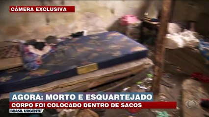 Homem é encontrado morto e esquartejado em imóvel abandonado