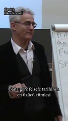 'Hayat bir sarkaç gibidir'