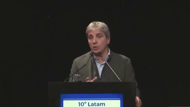 Luis Caputo: Nosotros no los vamos a desilusionar. Y si el país empieza a crecer vamos a bajar impuestos.