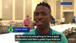 Vinicius Jr dreams of Copa America win with Brazil