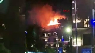 Kadıköy'de otelde yangın