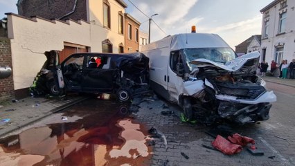 Accident à Courcelles