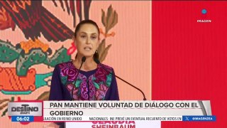 El PAN mantiene voluntad de diálogo con Claudia Sheinbaum