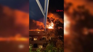 Kadıköy'de bir otelde yangın çıktı