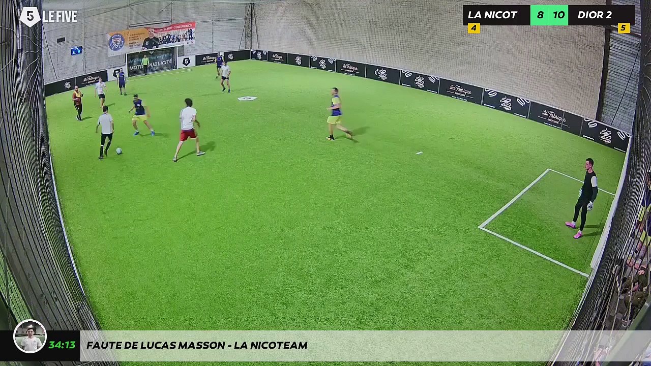 Faute de Lucas Masson - LA NICOTEAM