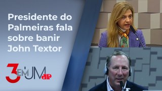 Leila Pereira em CPI das Apostas: “Até agora, não vi prova nenhuma”