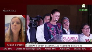 Escenarios post-electorales y equidad de género: Paola Solórzano