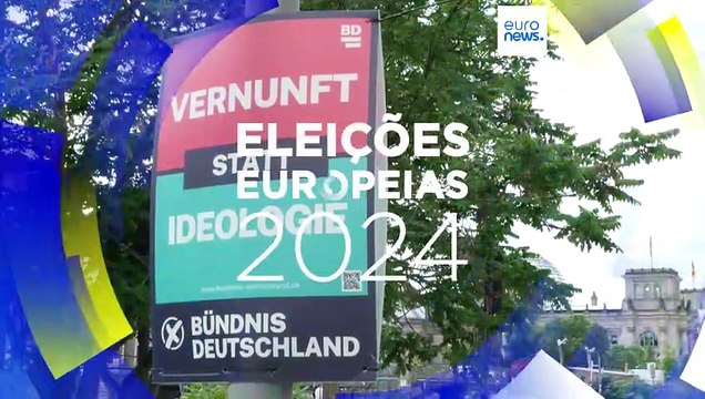 Eleitores alemães vão às urnas no domingo para elegerem representantes no Parlamento Europeu