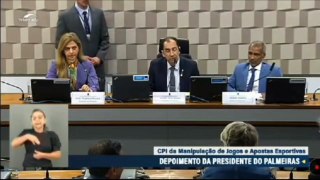 Kajuru protagoniza brincadeira de mau gosto na CPI da Manipulação e é rebatido por Leila Pereira; veja vídeo