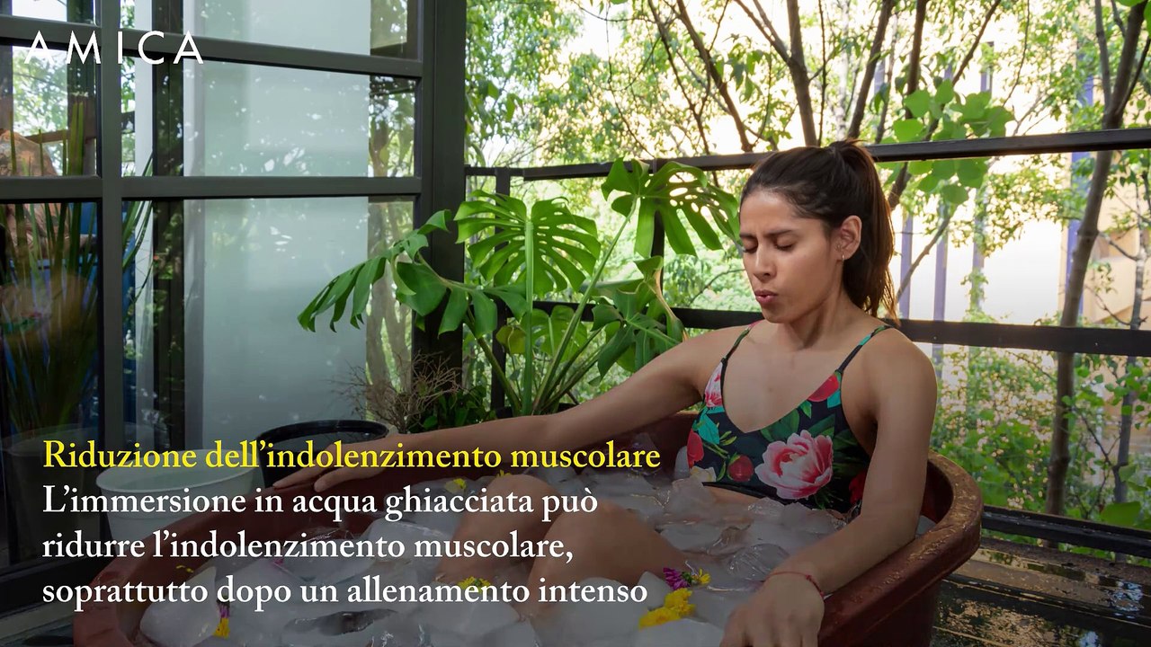 Quali sono i benefici degl bagno ghiacciato?