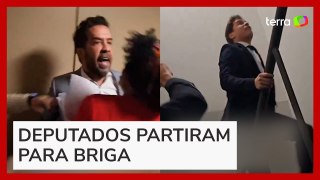 Confusão na Câmara: Janones é escoltado após briga com Nikolas Ferreira e Zé Trovão