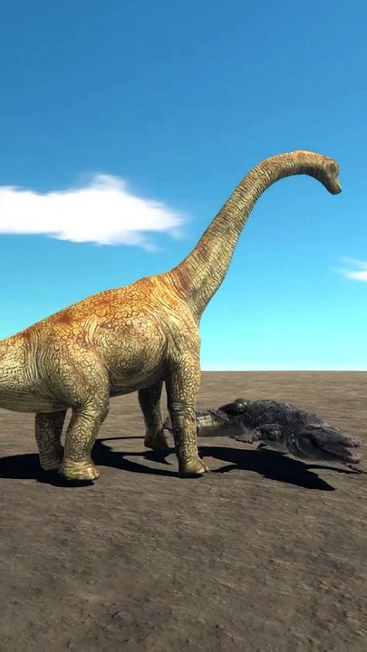Brachiosaurus vs Purussaurus 3D Animation