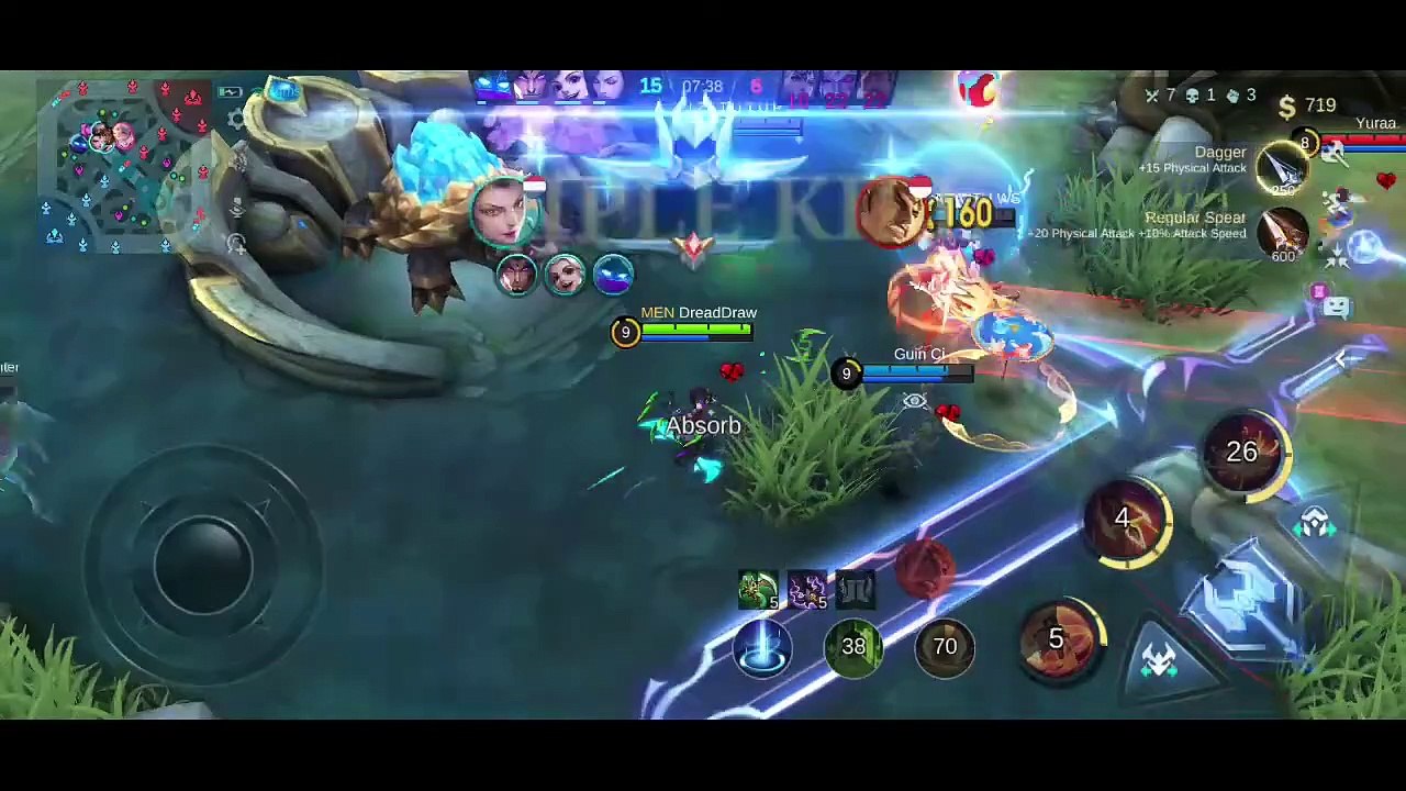 Epic Moment Hero Hanabi Gagal Maniac!! huhu... #mlbb #game #viral #fyp