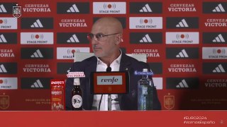 Rueda de prensa de Luis de la Fuente, España vs. Andorra