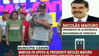 Pdte. Maduro envía saludo revolucionario al pueblo del municipio Caroní en el estado Bolívar