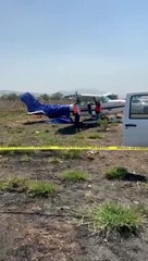Por esta razón, una avioneta tuvo que realizar aterrizaje de emergencia en Carretera Chapala