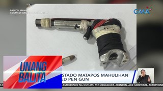 2 lalaki, arestado matapos mahulihan ng improvised pen gun | Unang Balita