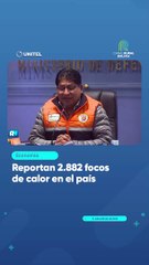 Reportan 2.882 focos de calor en el país