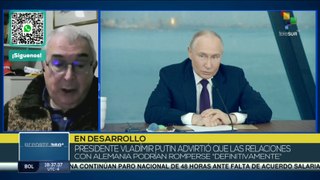 Hernando Kleimans: Rusia pudiera romper relaciones con Alemania definitivamente