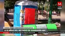 En conmemoración de los 15 años del incendio de la Guardería ABC; sobrevivientes exigen justicia